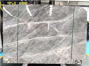 Chinese Gucci Grey Marble Polished Custom Countertops