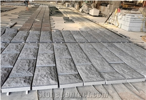 Chinese New G654 Black Granite Split Landscapin Kerbstone