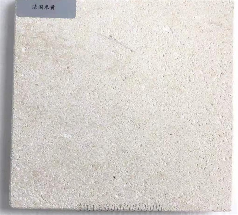 France Fontbleau Beige Limestone Honed  Slabs & Tiles