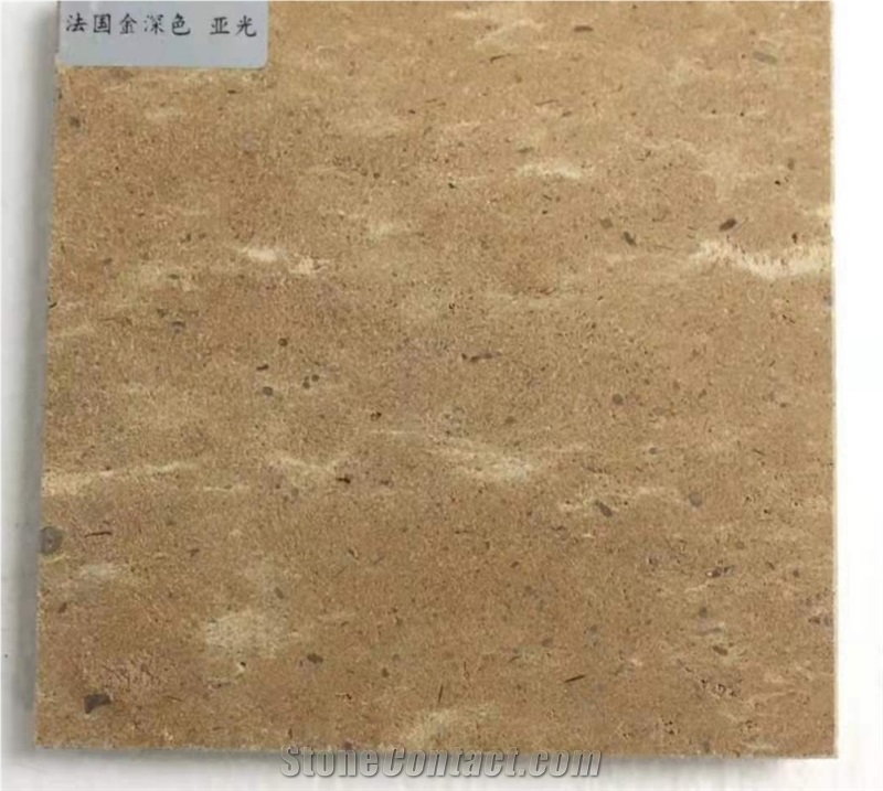 France Fontbleau Beige Limestone Honed  Slabs & Tiles