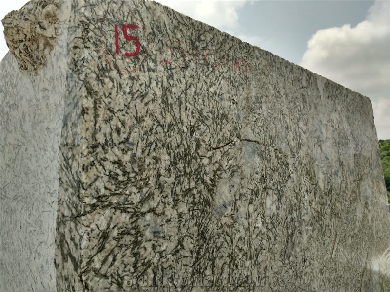  Indian Alaska White Granite Block