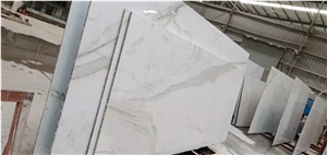 Italy Calacatta White Marble Polished composite panel  Slabs