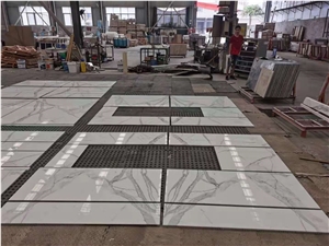 Italy Calacatta White Marble Polished composite panel  Slabs