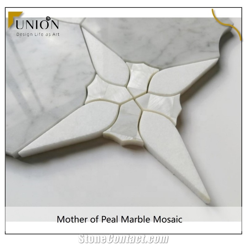 Italy Carrara White Shell Mother of Pearl Wall Decora Tiles