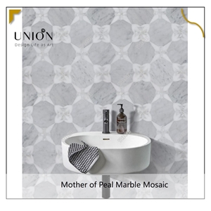 Italy Carrara White Shell Mother of Pearl Wall Decora Tiles