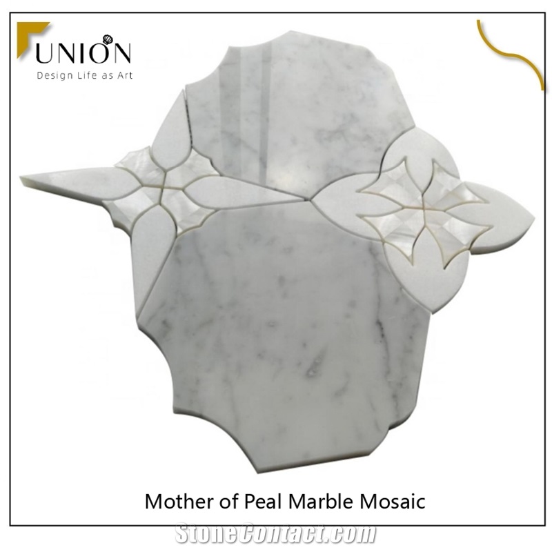Italy Carrara White Shell Mother of Pearl Wall Decora Tiles