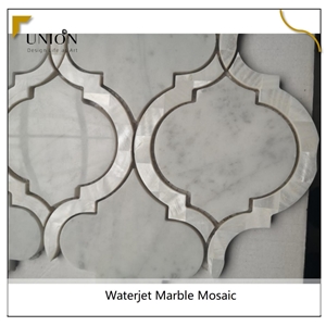 Shell Mosaic Mother Of Pearl Mix Marble Arabesque Lantern 