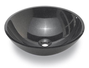 Black Marble Basin Natural Stone Basin For Bathroom