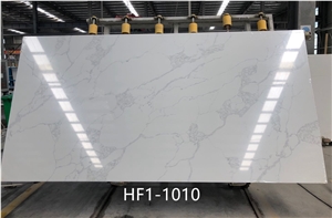 man-made quartz white stone calacatta marble slabs