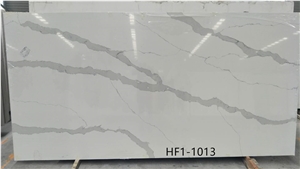 white marble look quartz slabs