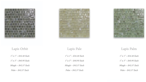 Lapis Glass Mosaic Tiles
