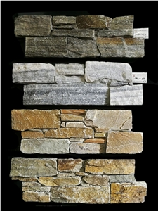 Cement Mesh Stacked Stone Veneer Ledger Panel  Wall Cladding