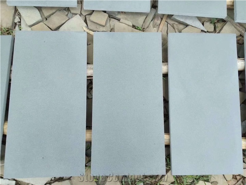 China fujian black andesite tile slab floor pattern pavement