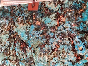 fantasy blue granite luxurious Crystalline black jad slab