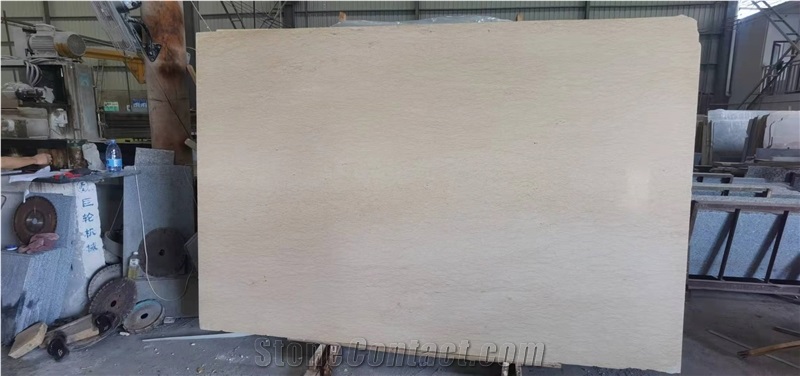 Golden beige marble tile slab skirting building stone