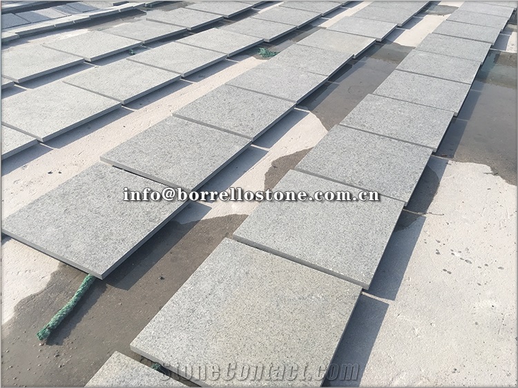 Flamed G341 Grey Granite Paving Tile