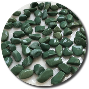 garden landscaping blue color pebble stone