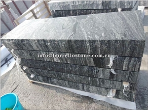Hand Carved G302 Granite Block Steps