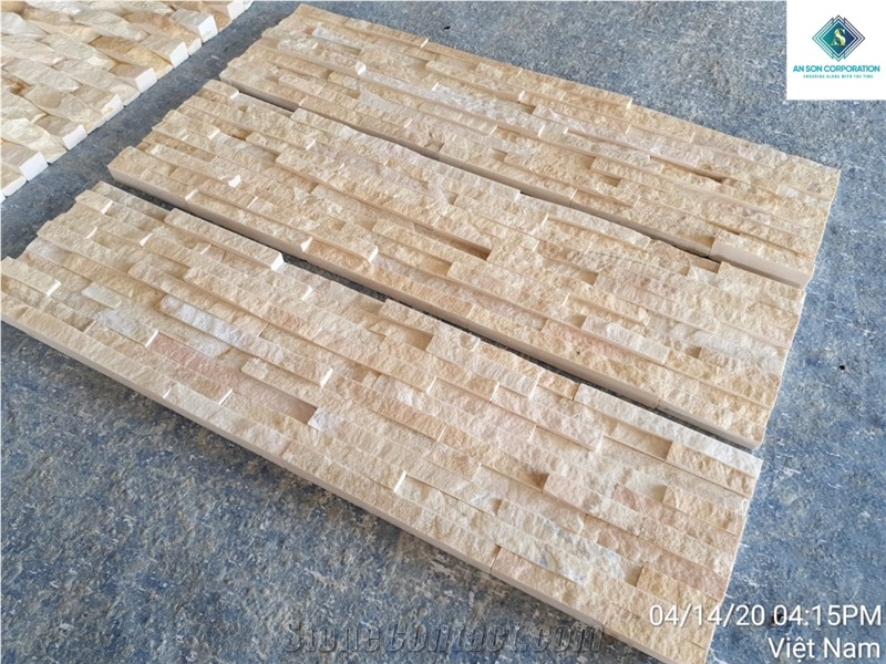 Beautiful Yellow 10 Lines Wall Panel
