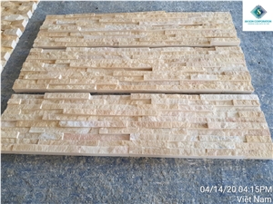 Beautiful Yellow 10 Lines Wall Panel