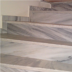 Cheap Price Grade C White Stone Steps and Riser