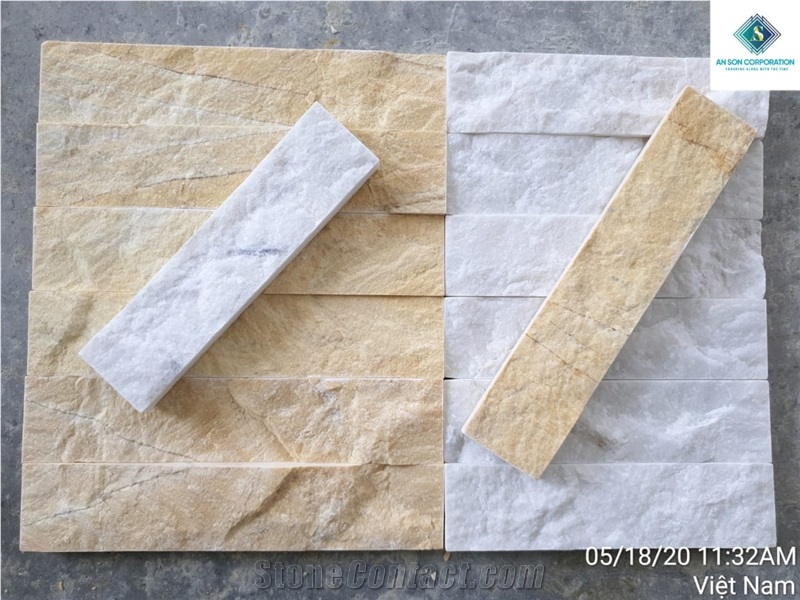 White And Yellow Split Wall Panel From An Son Corporation