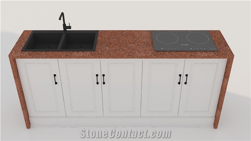 fersan red granite tile