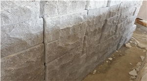 Limestone split wall cladding tiles, Cleaved stone  