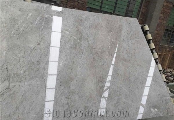 Tundra Grey Marble Slabs, Tiles