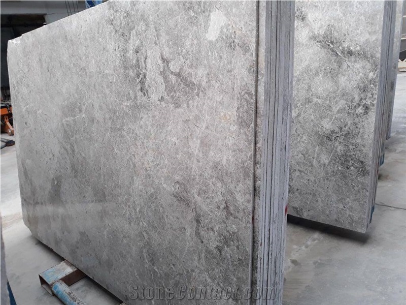 Tundra Grey Marble Slabs, Tiles
