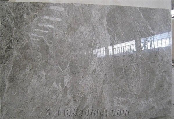 Tundra Grey Marble Slabs, Tiles