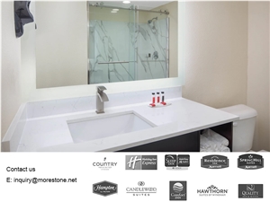 Baymont Inn Quartz Bathroom Vanity Top And Backsplash Baymont Inn Quartz Bathroom Vanity Top And Backsplash