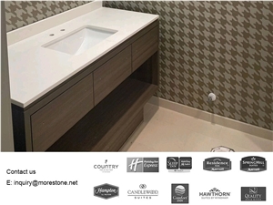 Home 2 Hotel Quartz Bathroom Vanity Top Unit