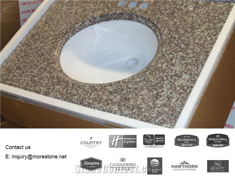 Granite Bath Vanity top with Undermount Sink