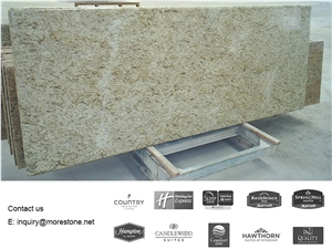Granite Giallo Ornamental Kitchen Countertop 