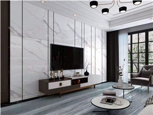 Calacatta Printing Nano Crystalline Stone Slabs
