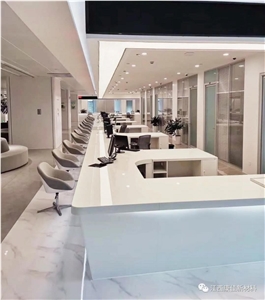 Flooring Of White Nano Crystallized Glass Stone slabs Flooring Of White Nano Crystallized Glass Stone slabs