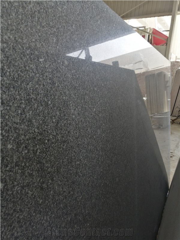 Grey dark granite slabs