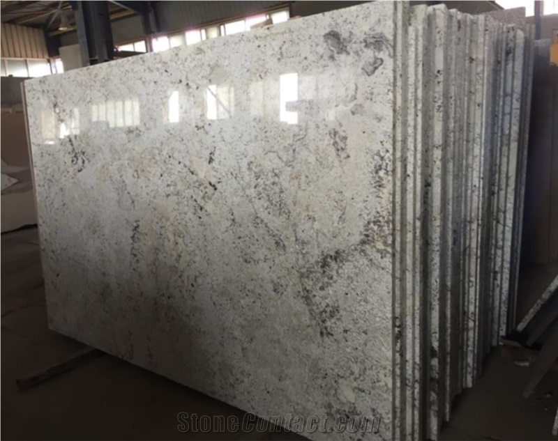 Kashmir White Granite Slabs