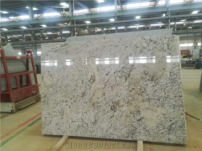 Kashmir White Granite Slabs