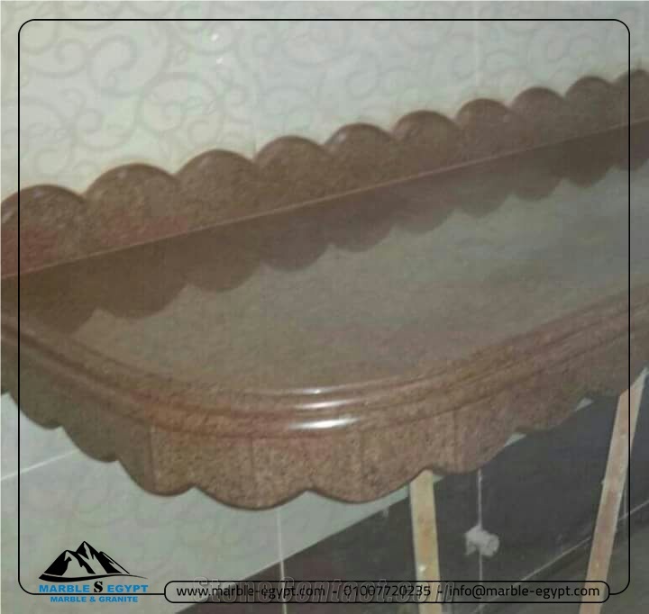 Red Sphynx Granite Tile, Granite Slab