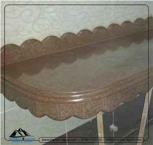 Red Sphynx Granite Tile, Granite Slab