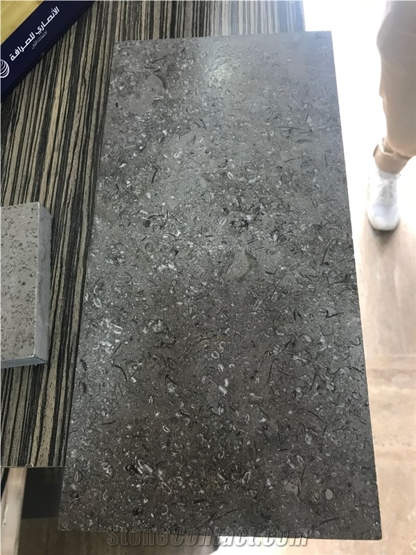 Sinai Pearl Dark Limestone Slabs