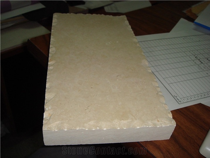 Sunny Gold Marble chiseled face Tiles