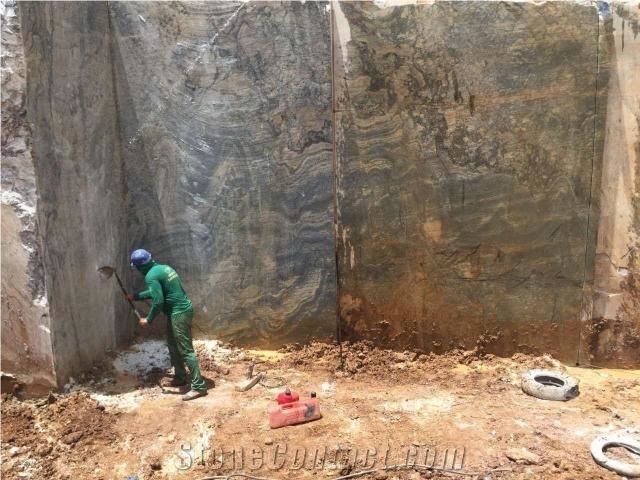 Azurite Blue Granite Blocks
