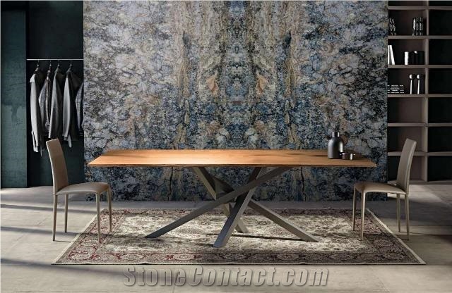 Azurite Blue Granite Blocks