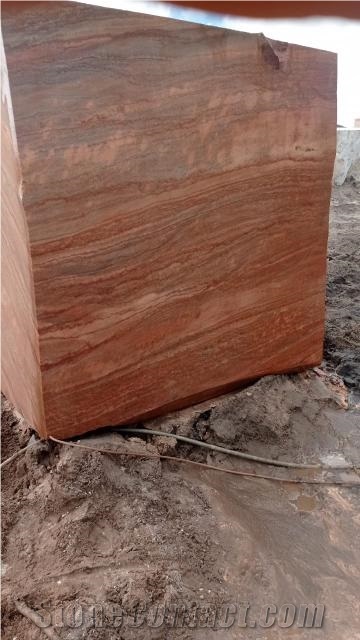 Eros Quartzite Red Quartzite Blocks