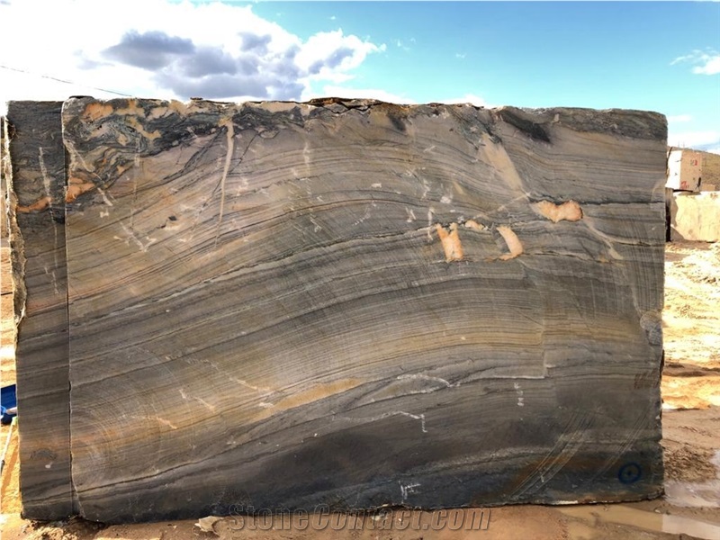 Marine Blue Quartzite Blocks