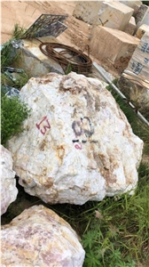 Scarlet Crystal Quartzite Rocks, Pieces and Small Boulders