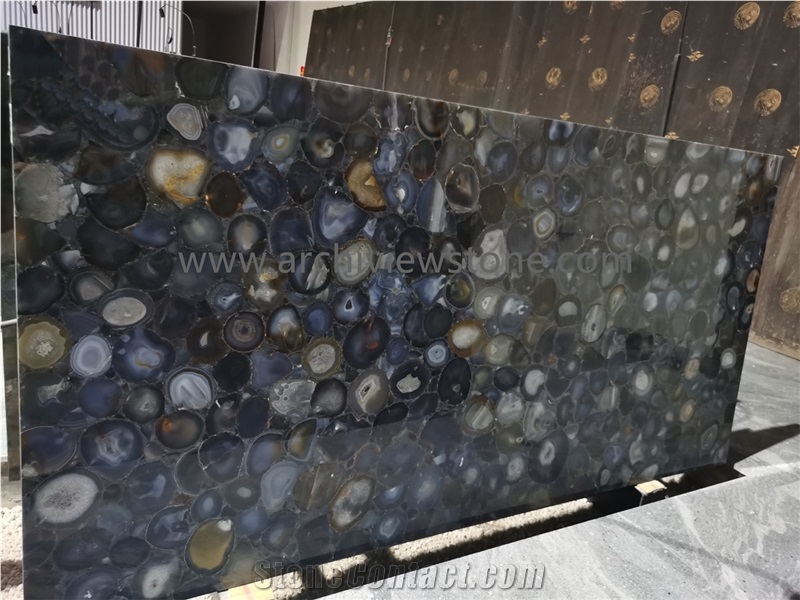 Multicolor Agate Gemstone Stone Backlit Slabs